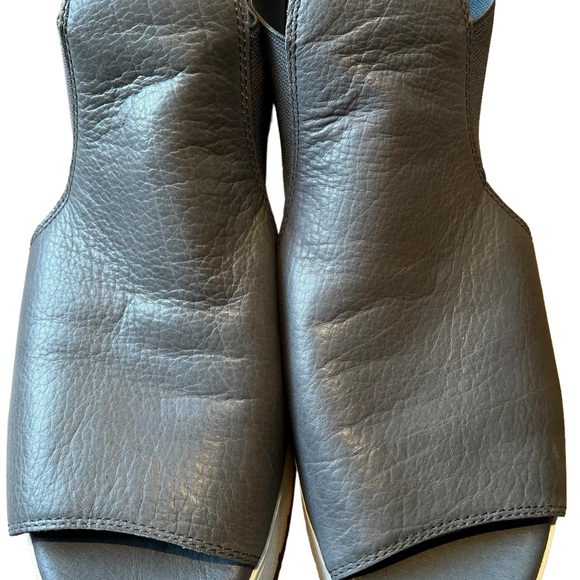 🌺 Django & Juliette Ozie Leather Open Toe Platform Sandals 41 - Picture 9 of 12